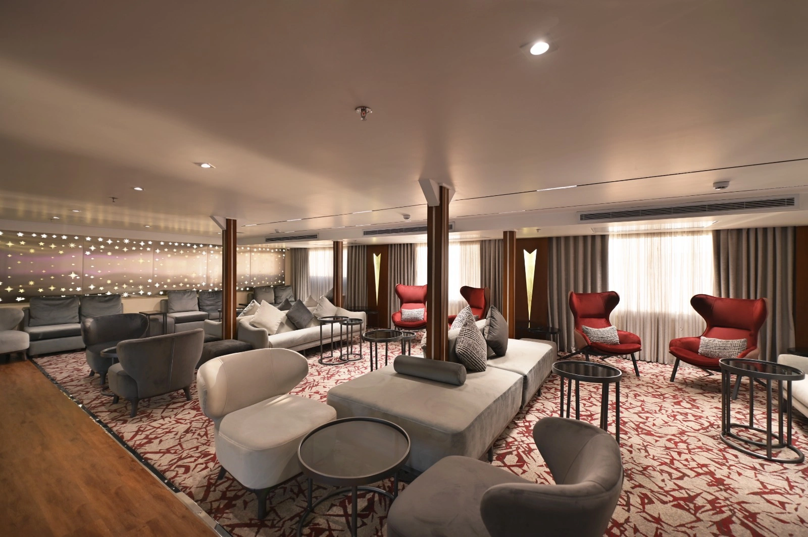 Lounge aboard the Concerto III Nile Cruise Nile cruise